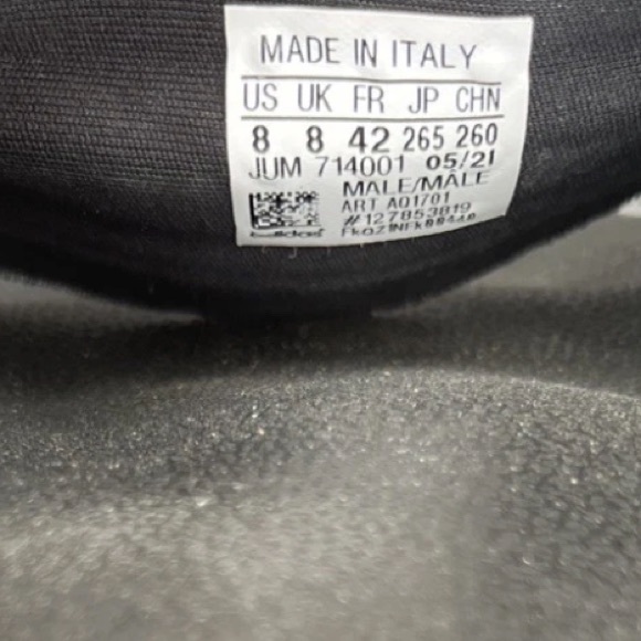 adidas Adilette Shower Men's Sandals, Size 8 - Black/White - Picture 6 of 6